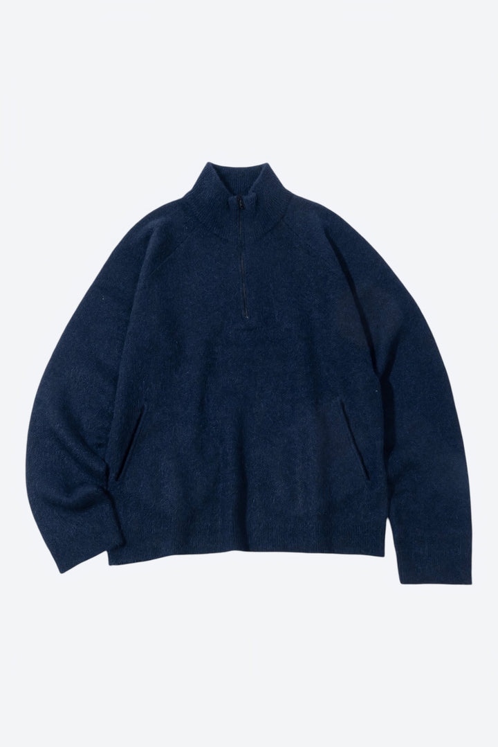 ESSENCE MOHAIR MIXED KNIT TOP flat model media