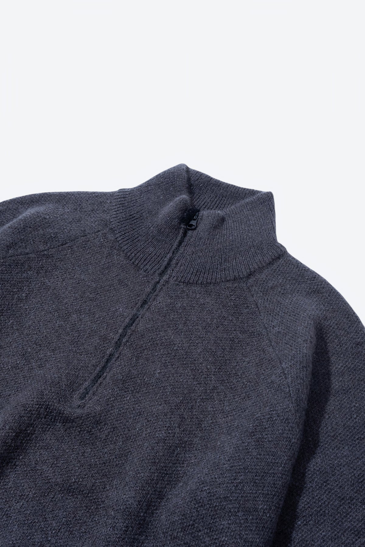 ESSENCE MOHAIR MIXED KNIT TOP