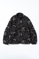 PRINT FLEECE JACKET media