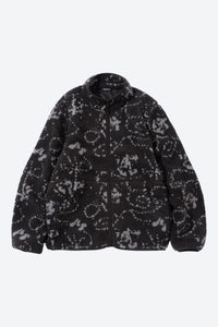 PRINT FLEECE JACKET flat model media
