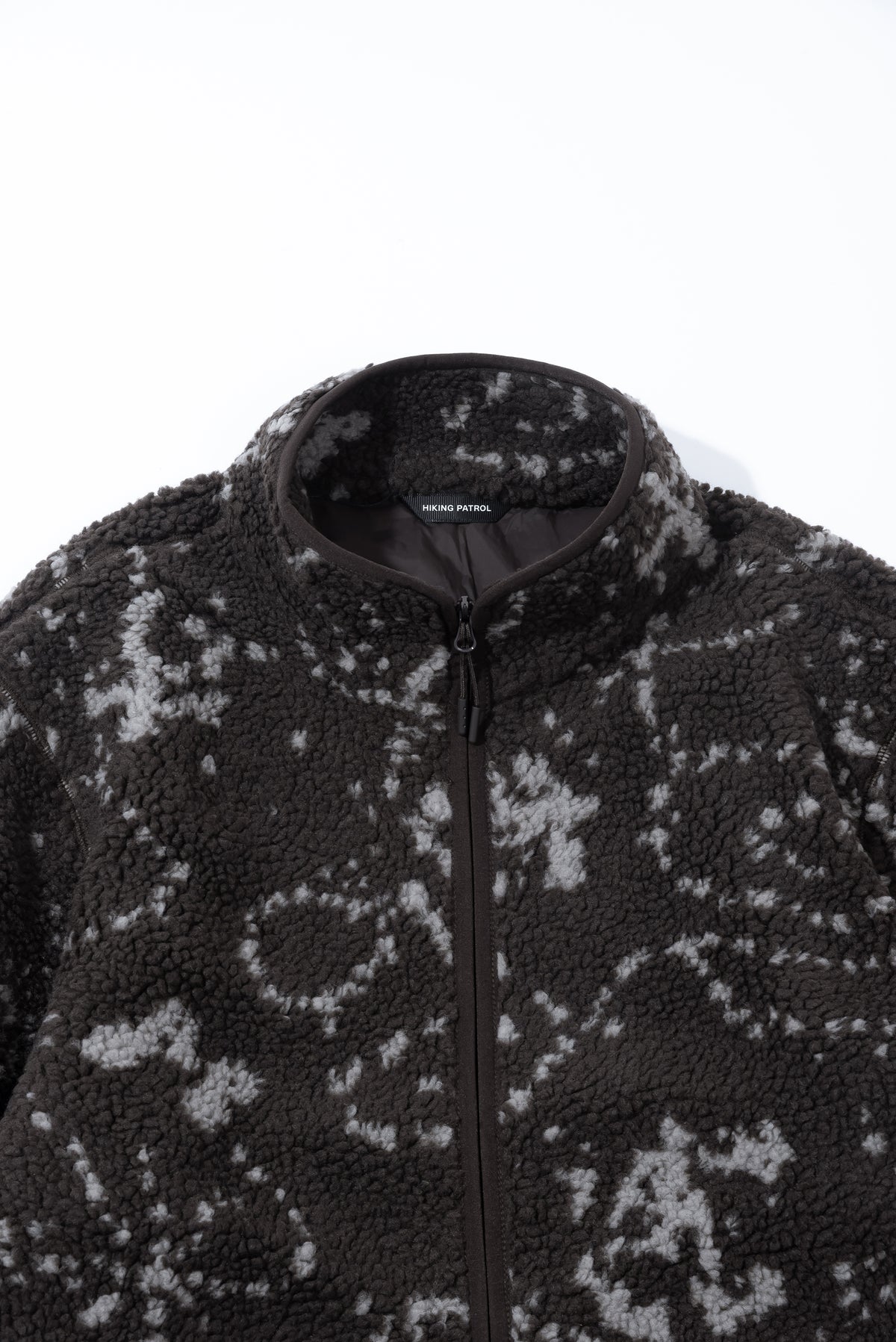 PRINT FLEECE JACKET