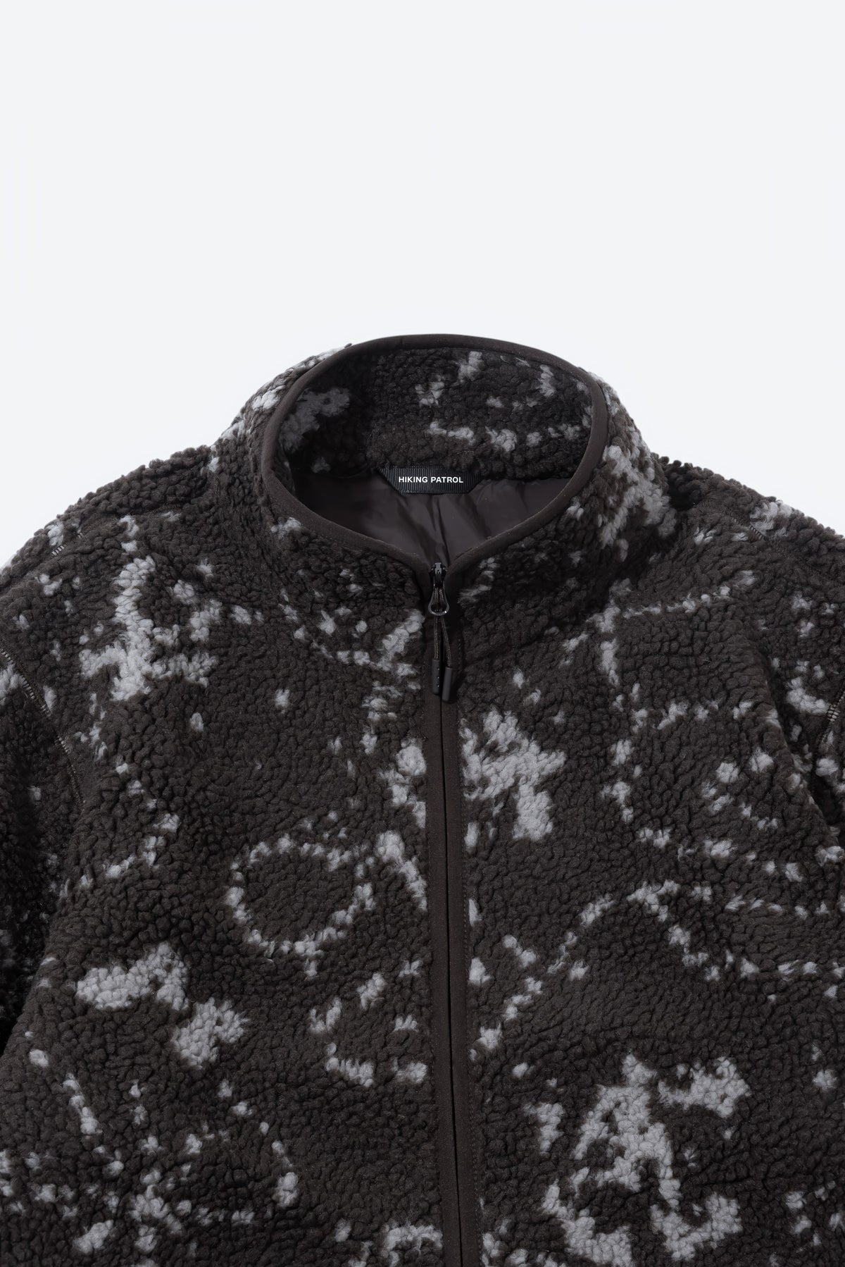 PRINT FLEECE JACKET