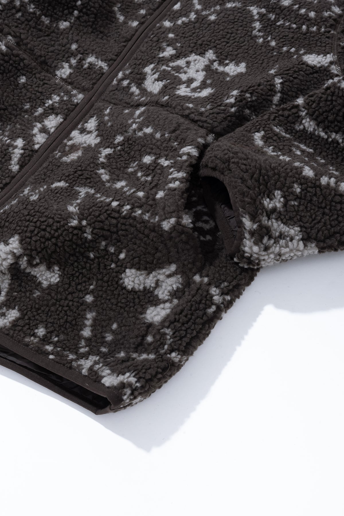 PRINT FLEECE JACKET