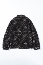 PRINT FLEECE JACKET media