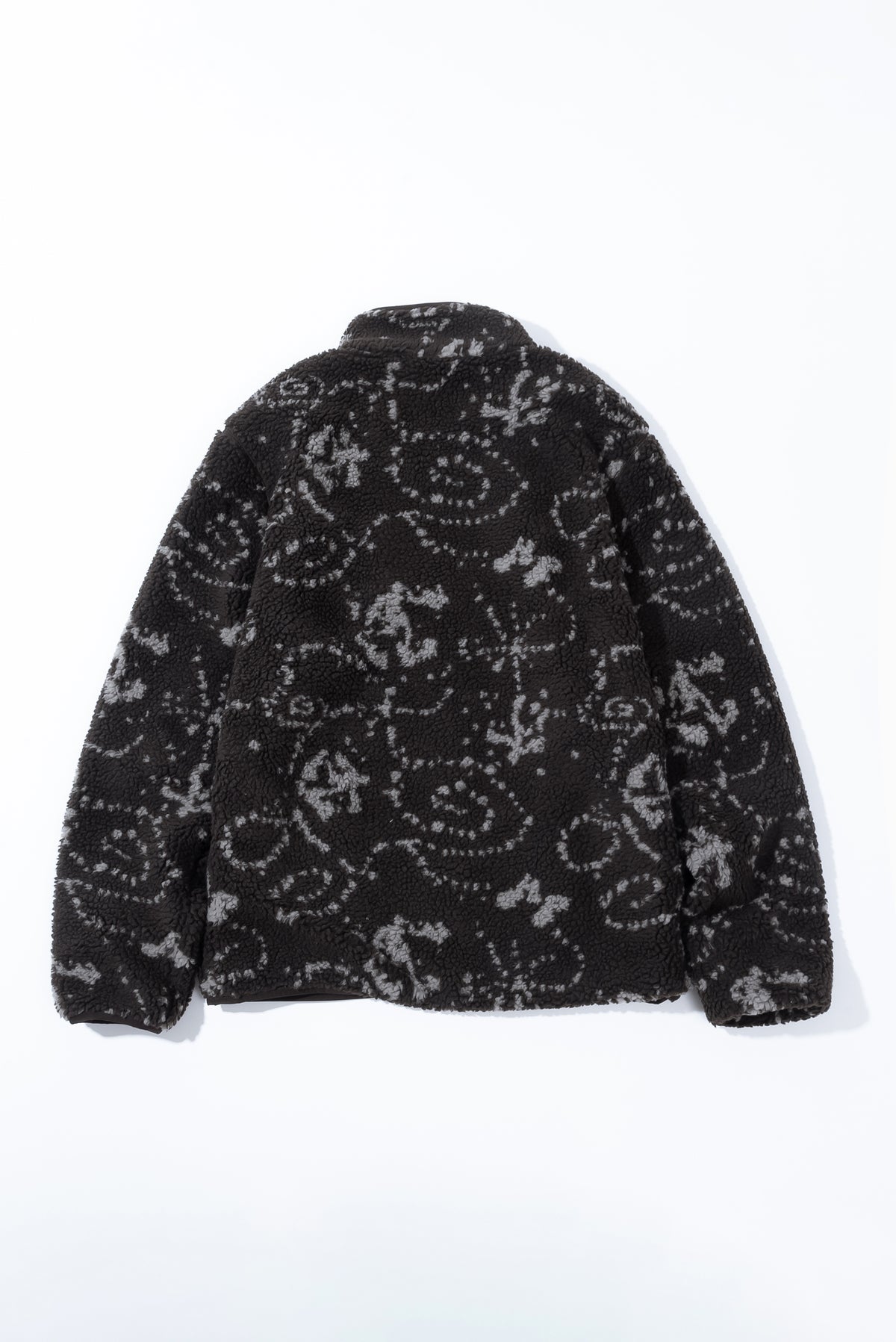PRINT FLEECE JACKET