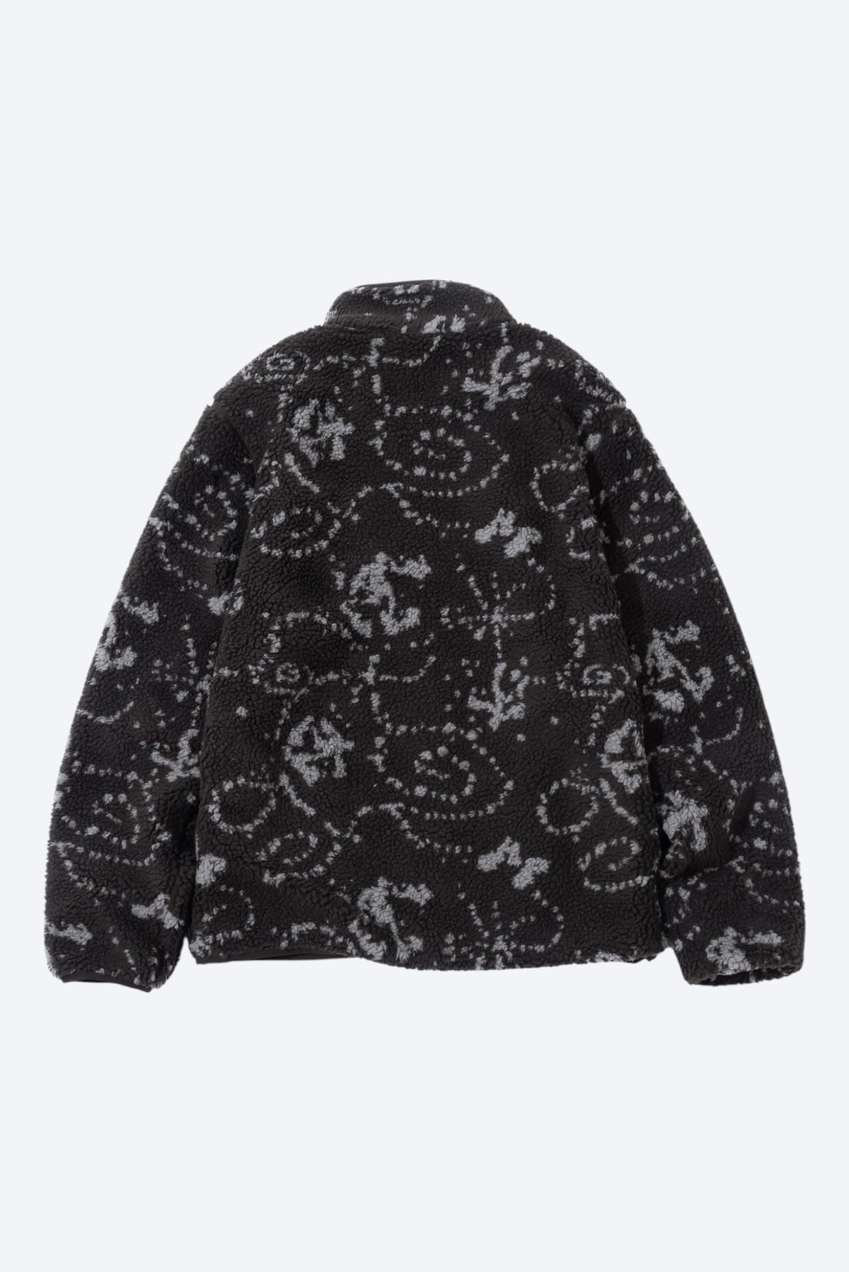 PRINT FLEECE JACKET