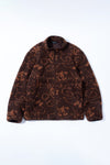 PRINT FLEECE JACKET