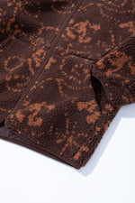 PRINT FLEECE JACKET media
