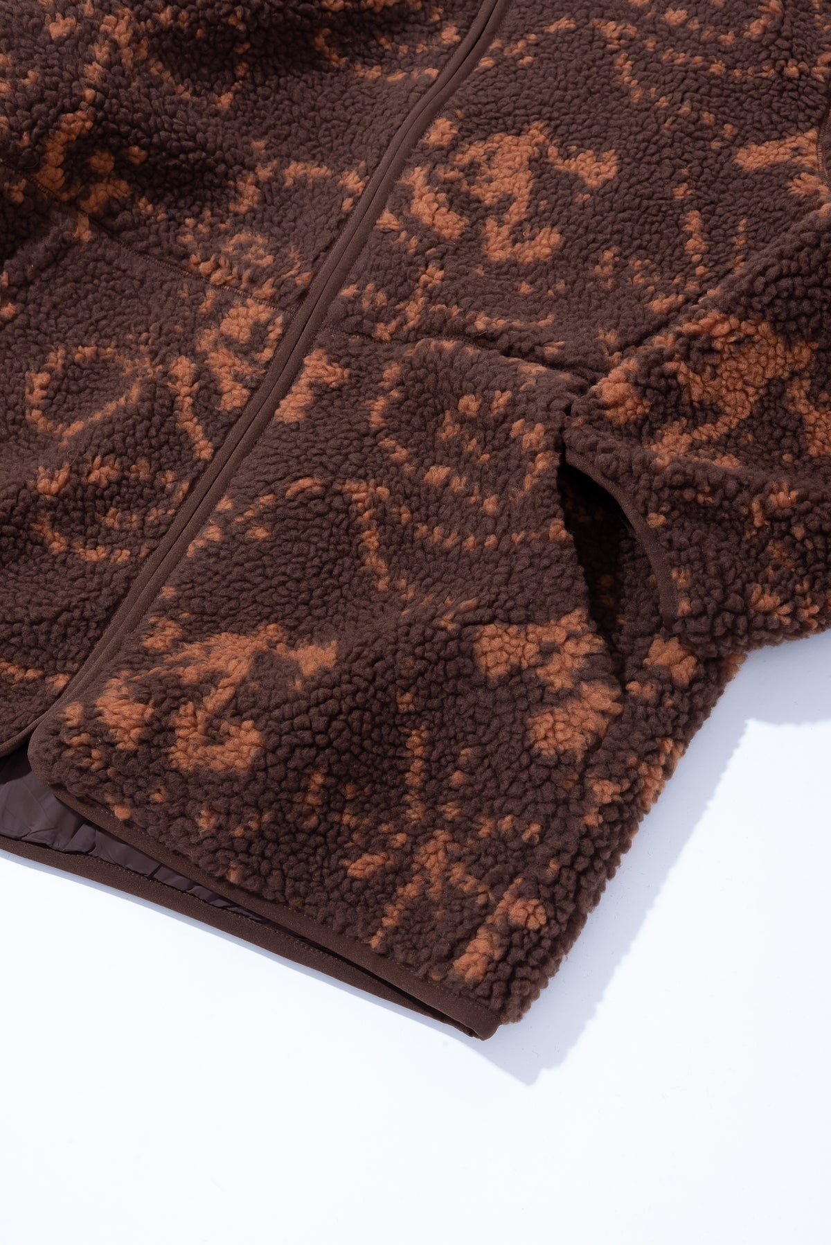 PRINT FLEECE JACKET