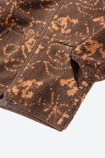 PRINT FLEECE JACKET media