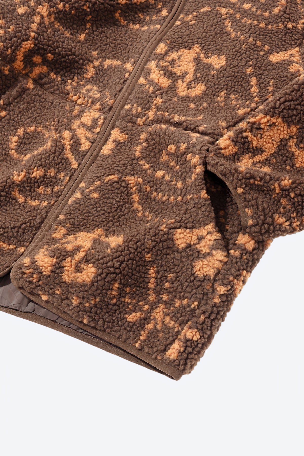 PRINT FLEECE JACKET