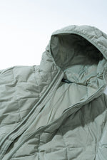 BASE GRID LT DOWN HOODED JACKET media