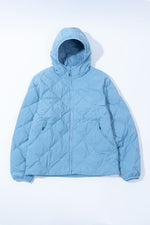 BASE GRID LT DOWN HOODED JACKET media