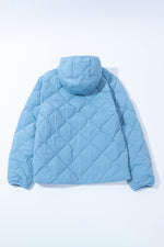 BASE GRID LT DOWN HOODED JACKET media