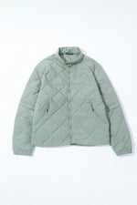 BASE GRID LT DOWN ZIP CHECK JACKET media