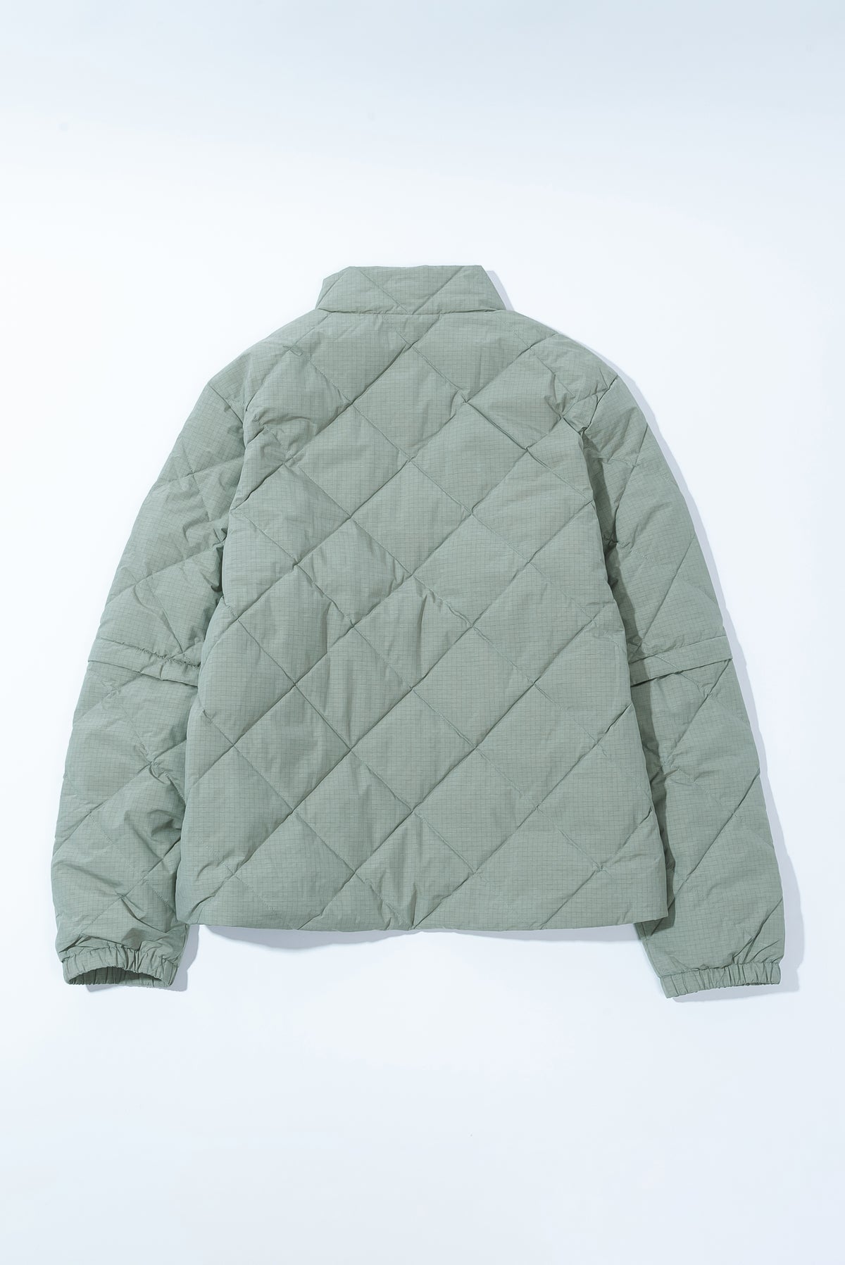 BASE GRID LT DOWN ZIP CHECK JACKET