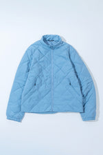 BASE GRID LT DOWN ZIP CHECK JACKET media