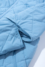BASE GRID LT DOWN ZIP CHECK JACKET media