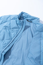 BASE GRID LT DOWN ZIP CHECK JACKET media