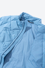 BASE GRID LT DOWN ZIP CHECK JACKET media