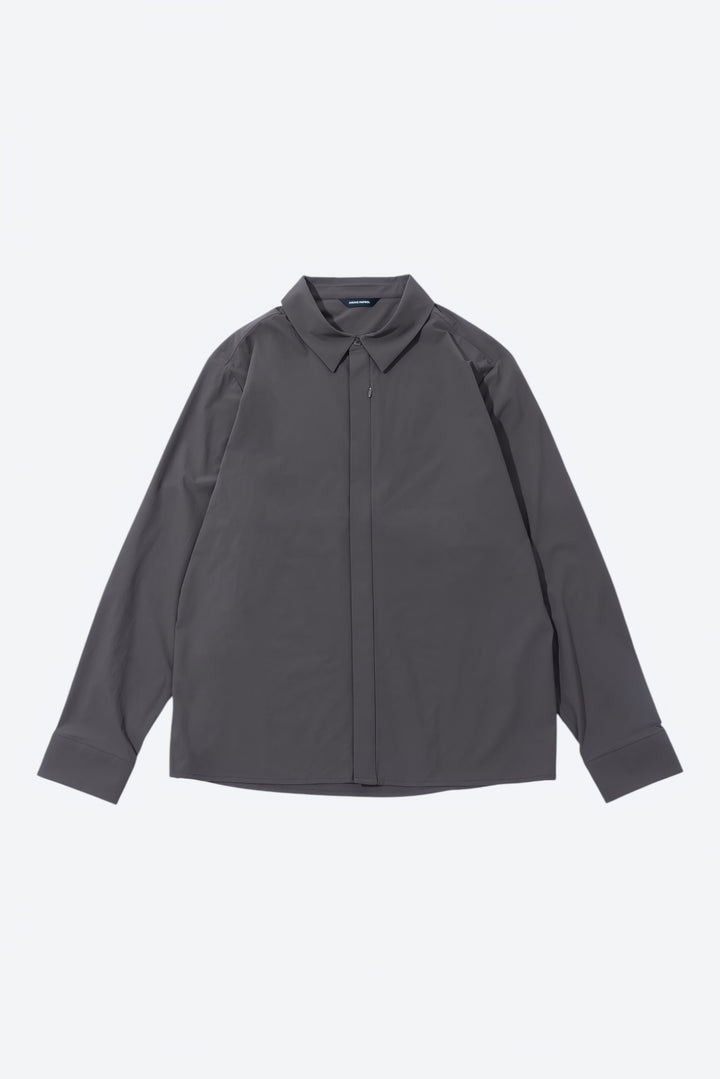 ALIGN BUTTON UP SHIRT flat model media