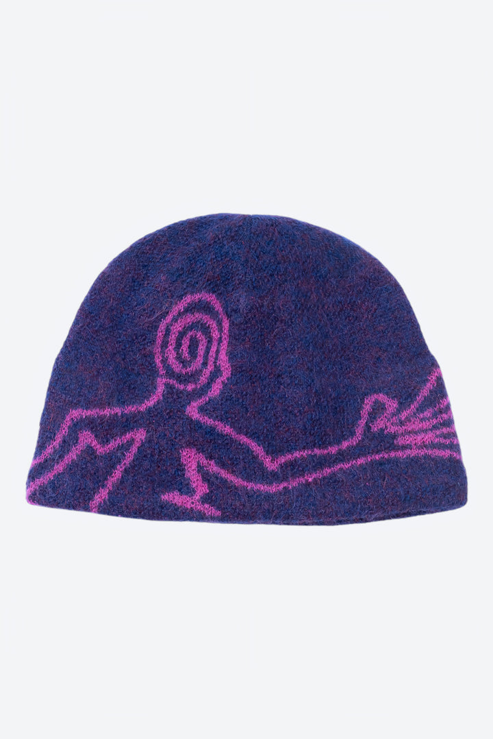 EXPLORATION MOHAIR MIXED BEANIE flat model media