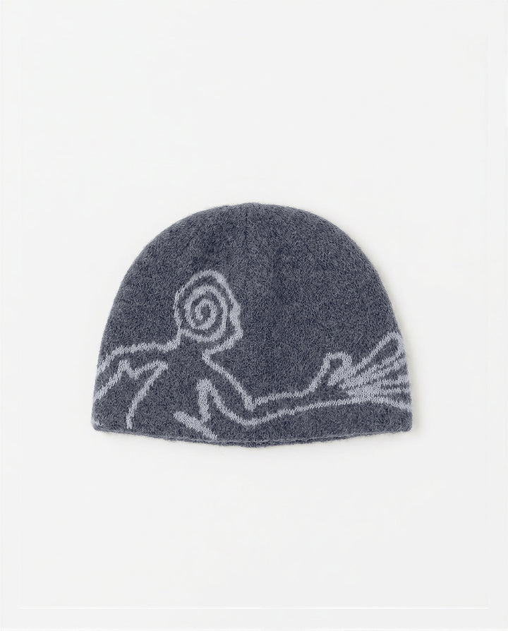 EXPLORATION MOHAIR MIXED BEANIE (PRE-ORDER) flat model media