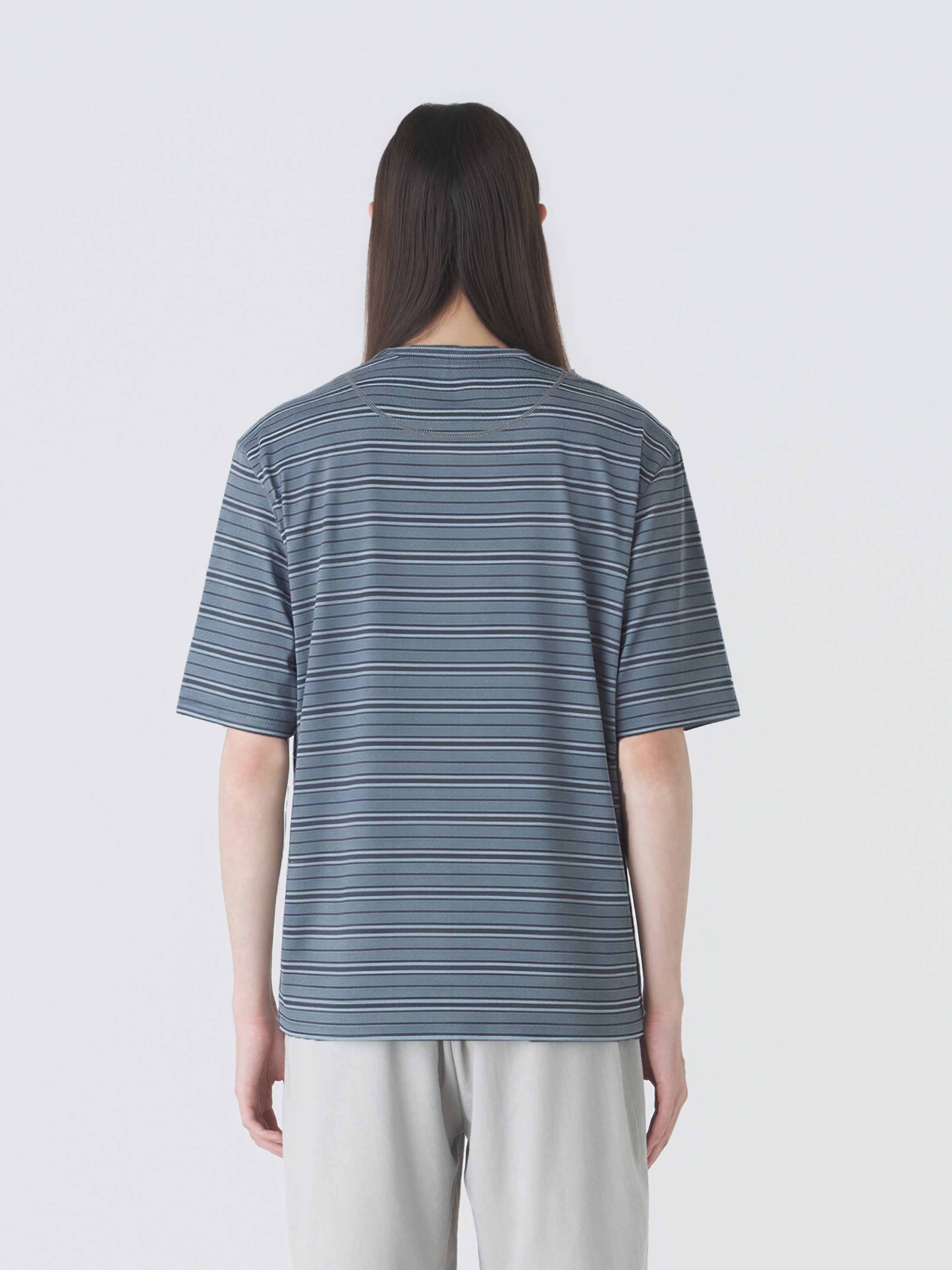 STRIPED SHORT SLEEVE T-SHIRT