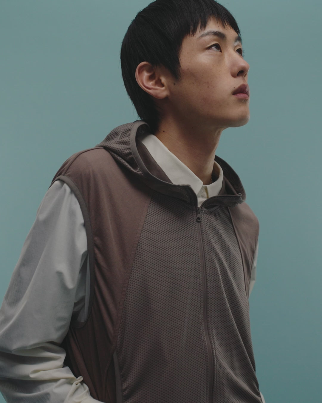 ORBIT JERSEY HOODED VEST