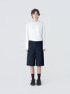 PATH LINEN COTTON MIXED SHORTS hover media
